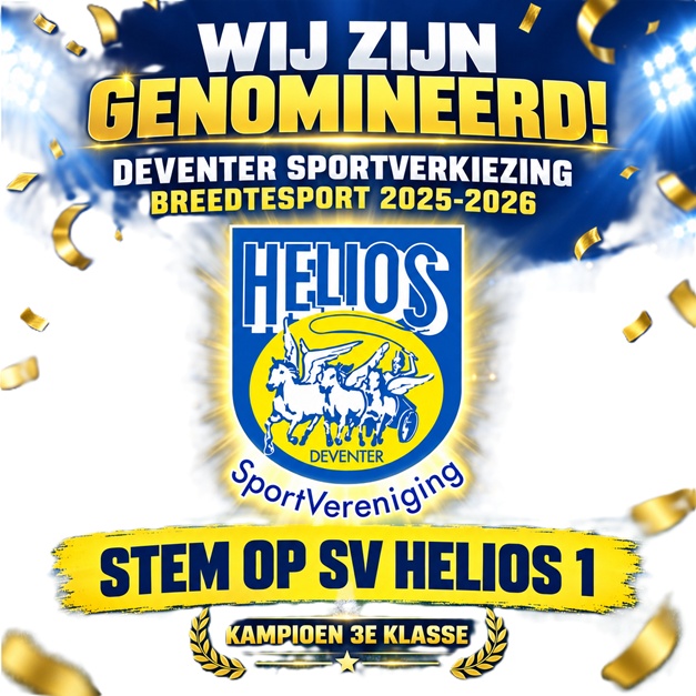 WIJ ZIJN GENOMINEERD!