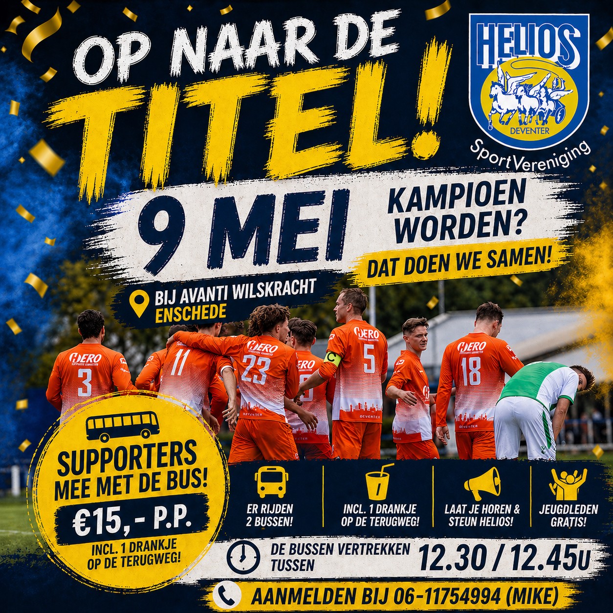 Kampioenswedstrijd Helios 1